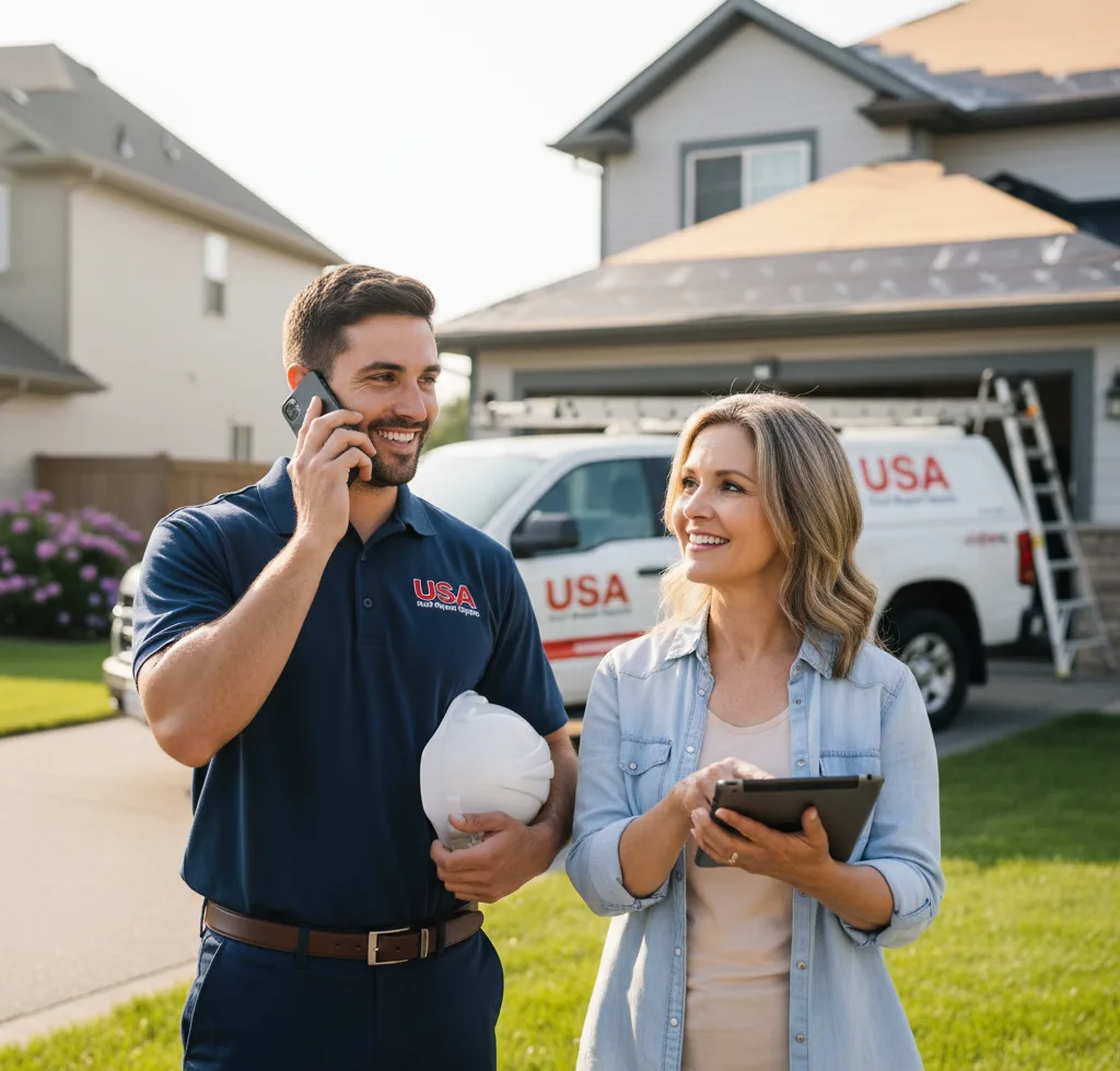 USA Roof Repair Experts customer support in Osawatomie